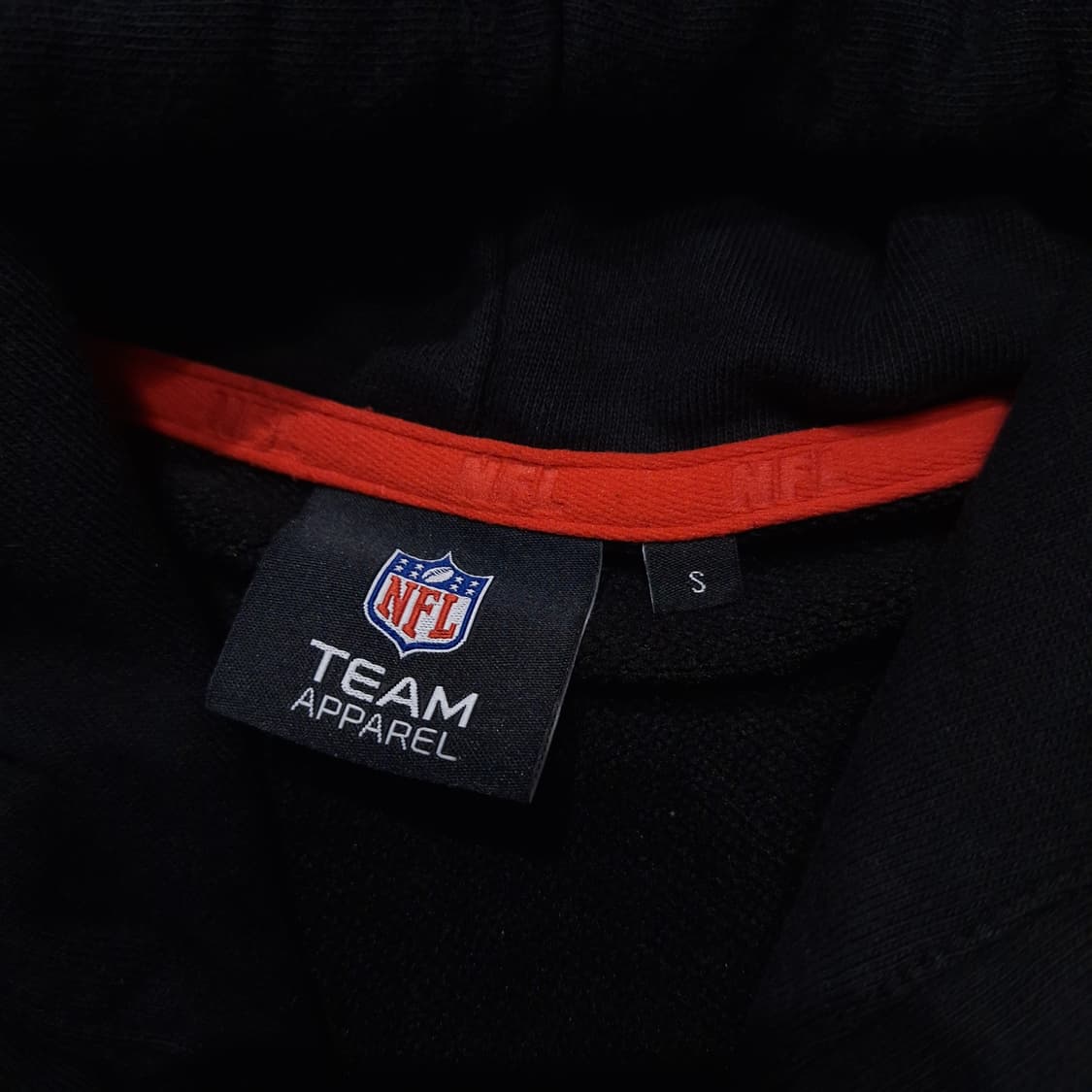 NFL 엔에프엘 블랙 자수로고 로고패치 코튼 블렌드 후드 티셔츠 M 상품이미지9