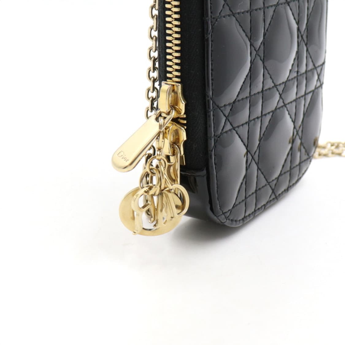 디올 페이턴트 폰홀더 크로스백 상품이미지5