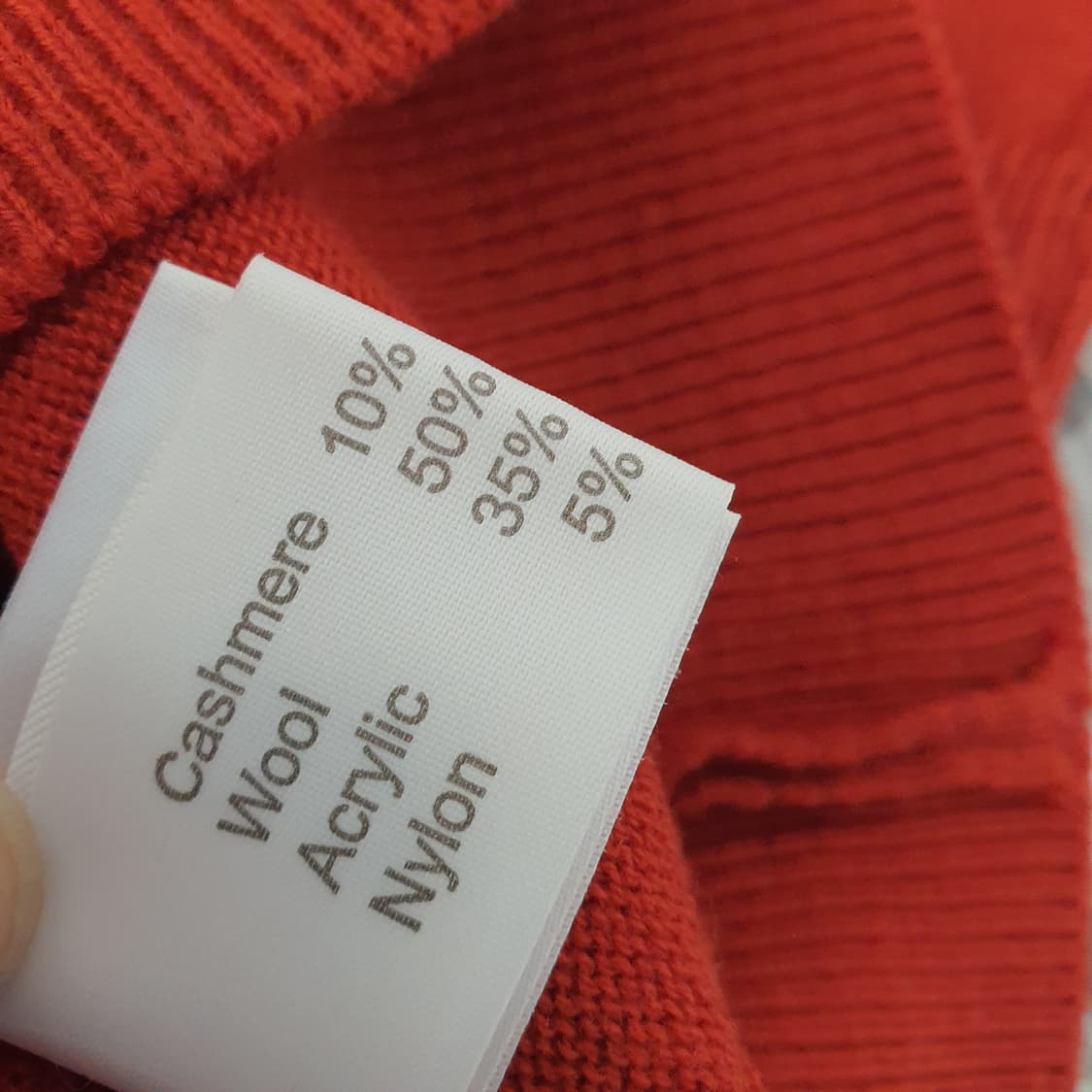 더티셔츠뮤지엄울 캐시비어 브이넥 얇은 니트 남자95 상품이미지5