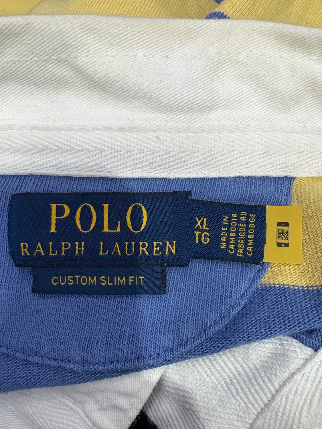 폴로 랄프로렌 배색 스트라이프 럭비티 상품이미지10