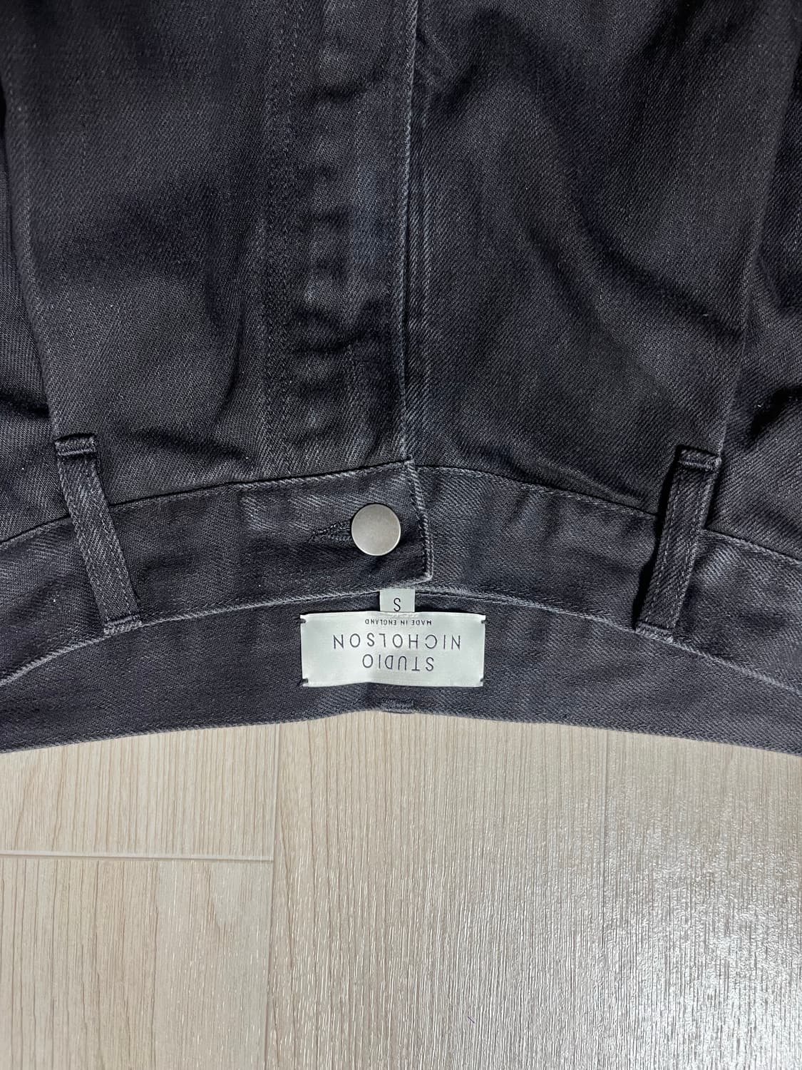 [Studio Nicholson]푸크 워시드 데님_워시드 블랙 (S) 상품이미지8