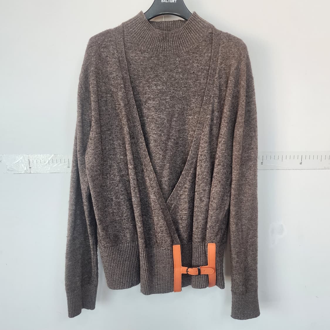 H 벨트 브라운 니트 가디건&바지 set 상품이미지1