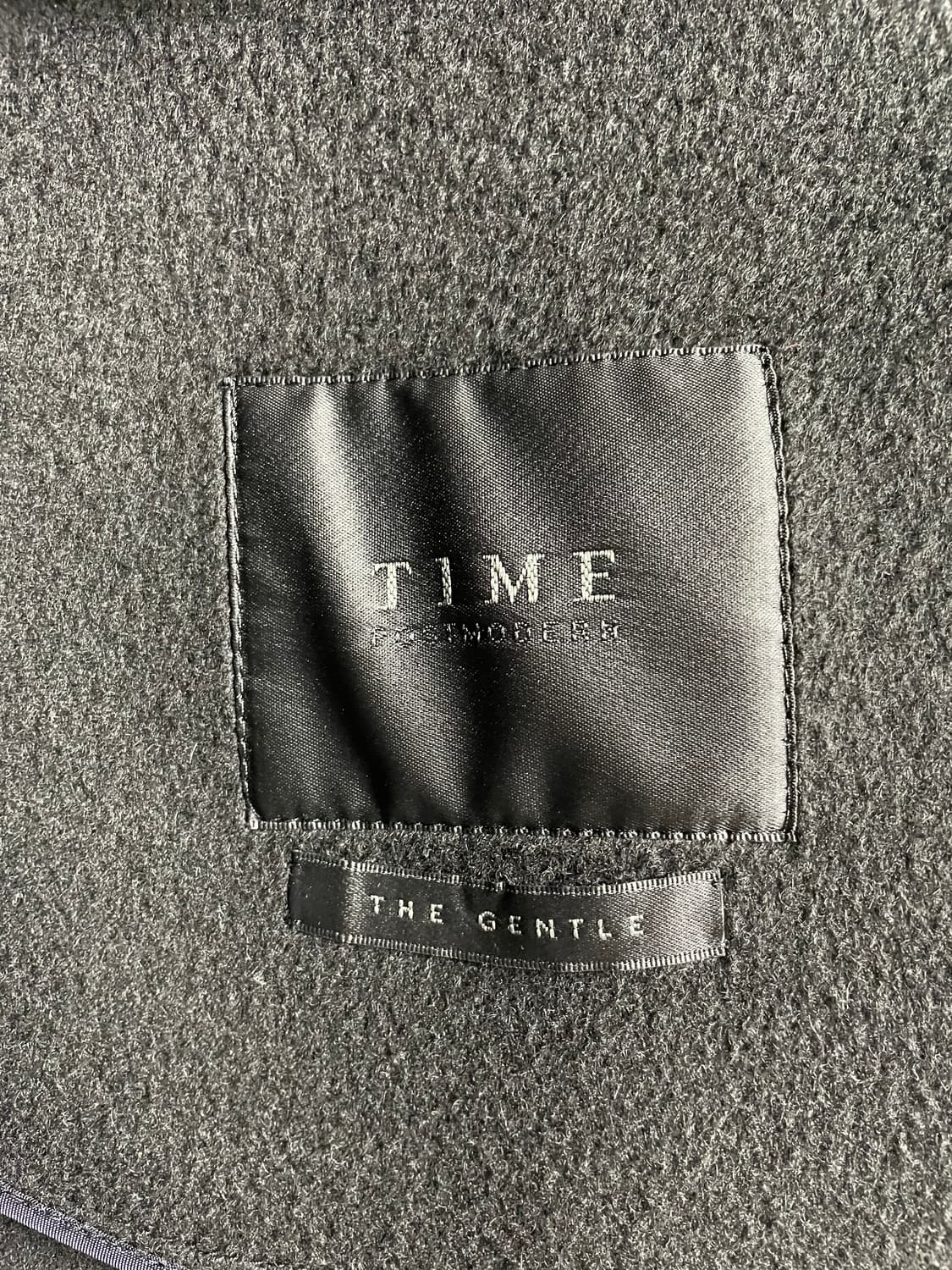 타임옴므 블랙 캐시미어 핸드메이드 더블 코트 95사이즈 상품이미지5