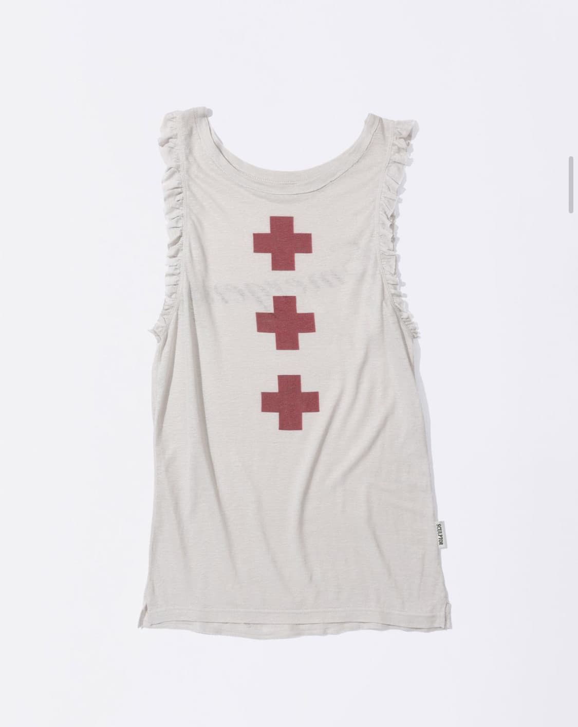 Emergency Muscle Tank Top White 상품이미지1
