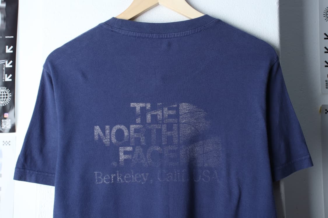 (L-XL) 노스페이스 반팔 티셔츠 빅로고 네이비 에이징-H31418 상품이미지7