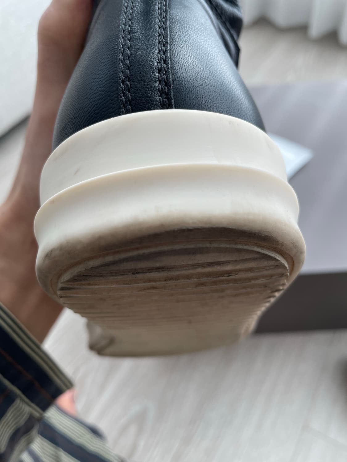 릭오웬스 레더 삭스부츠 여성사이즈 39 상품이미지6