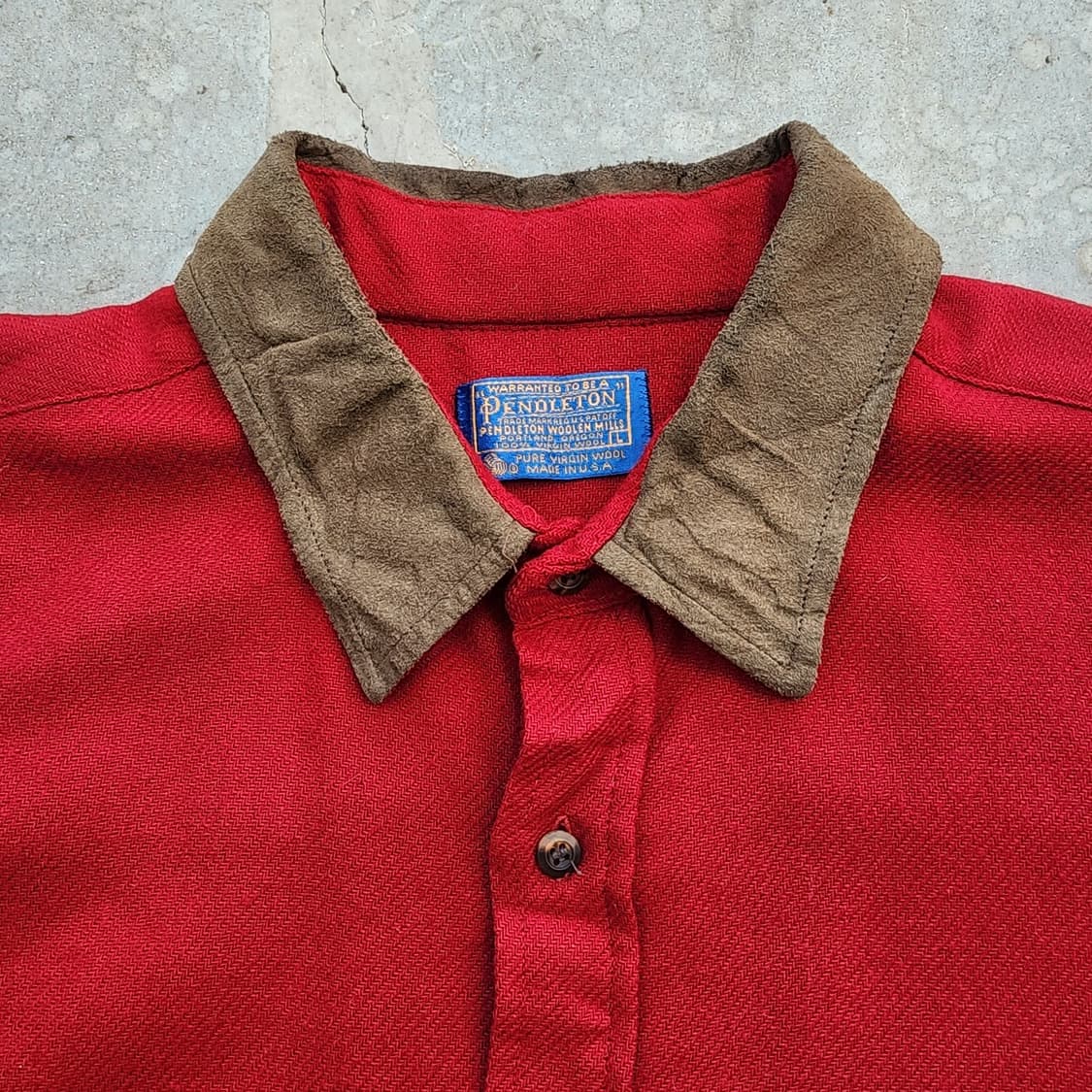펜들턴 스웨이드 카라 럼버 셔츠 자켓 USA 상품이미지3
