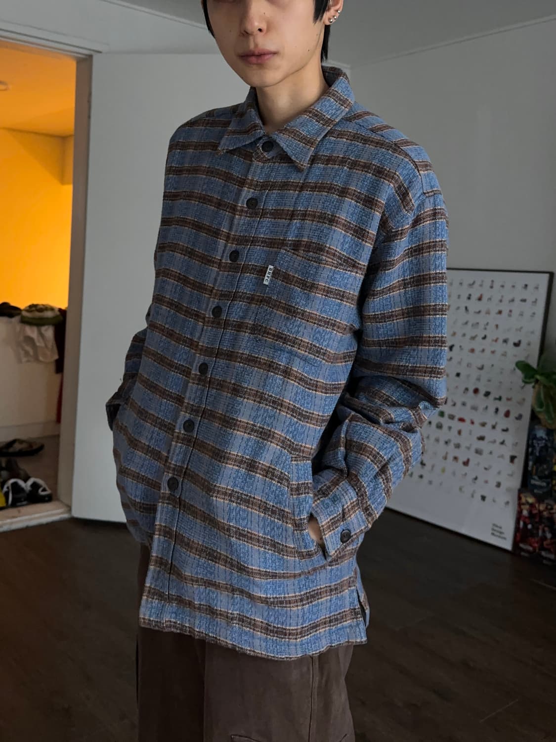 Beverly Hills Polo Club 체크 셔츠 자켓 상품이미지6