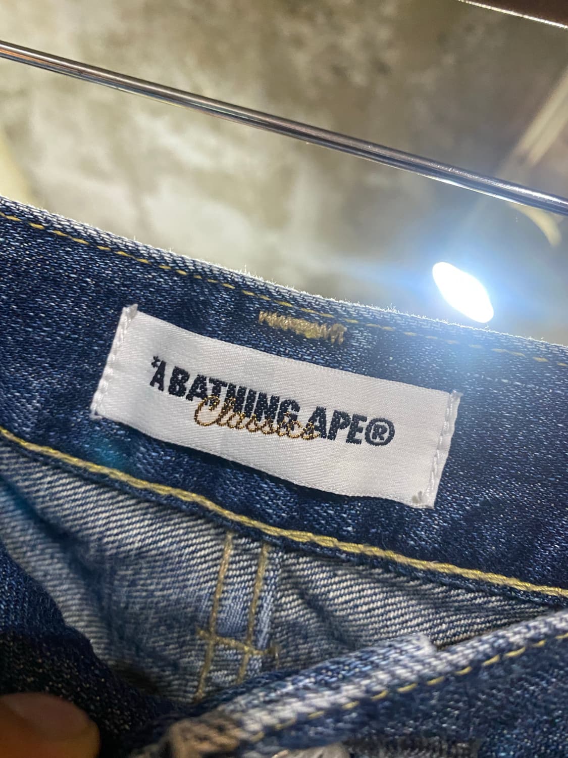 A BATHING APE 베이프 스타 로고 팬츠 L 상품이미지5