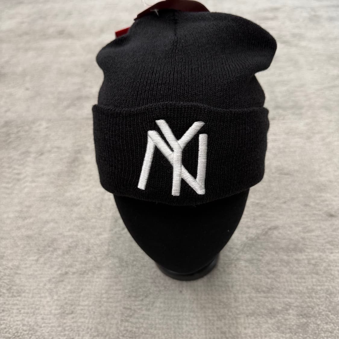 아메리칸니들 커프드 니트 비니 NY 블랙 양키스 상품이미지4