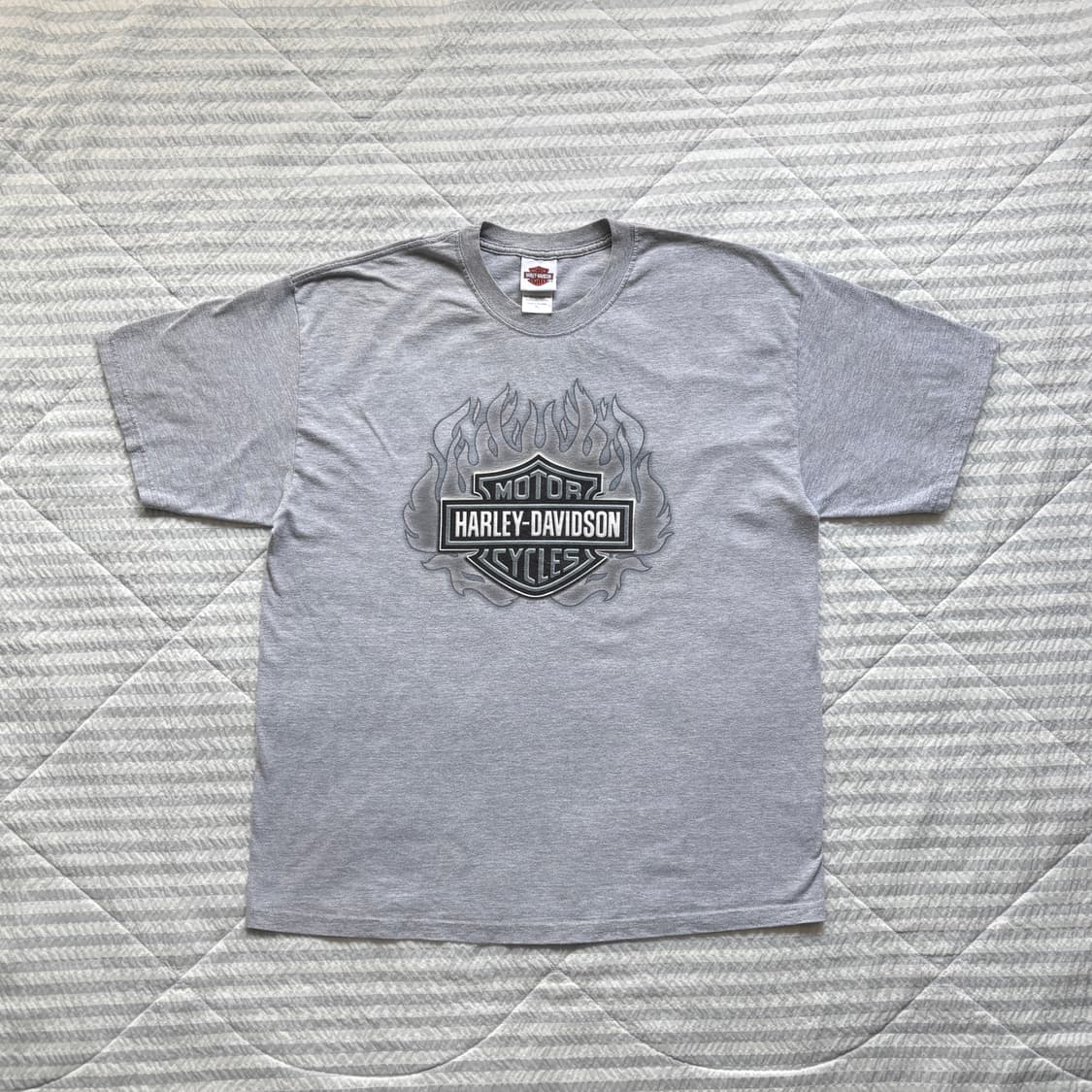 빈티지 할리데이비슨 플레임 티셔츠 상품이미지1