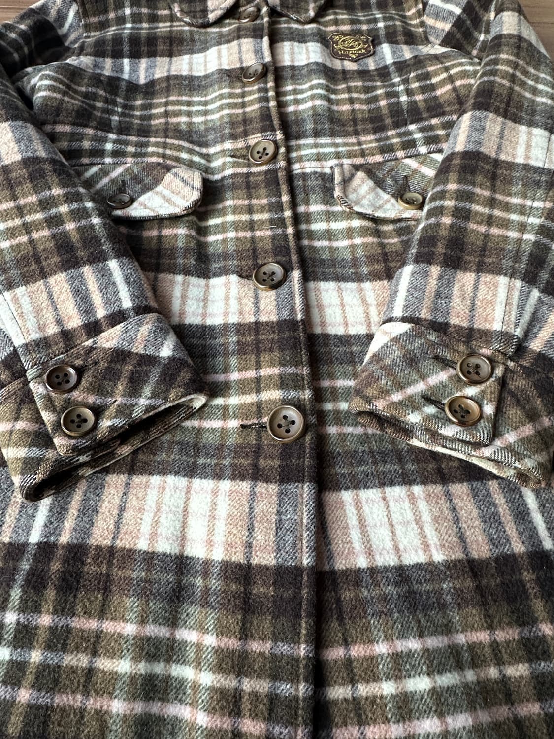 타미힐피거 걸스 체크 코트 16(85) 상품이미지3