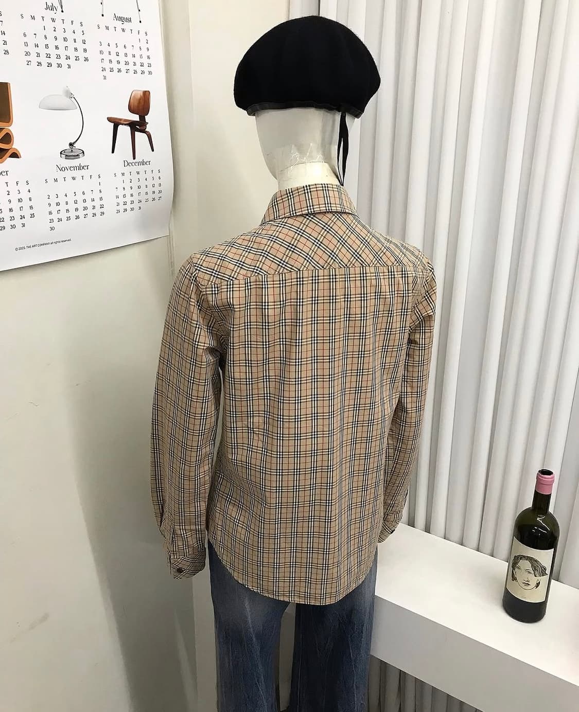 버버리 블루라벨 노바체크 셔츠 상품이미지9