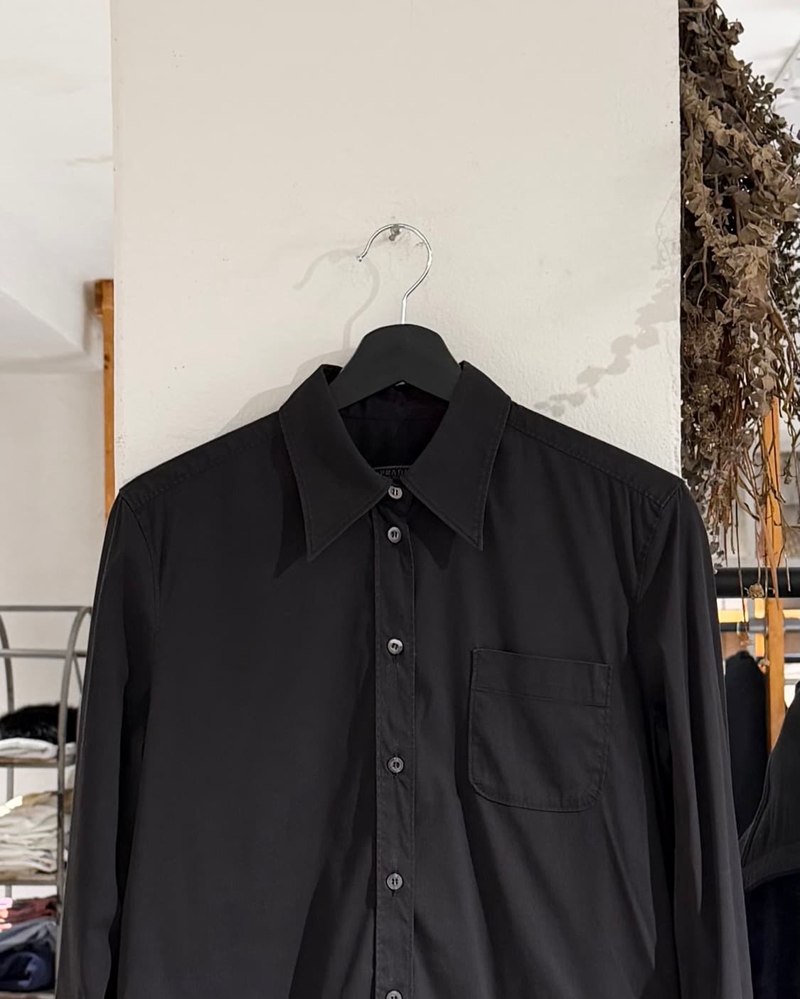 프라다 블랙 클래식 셔츠 상품이미지4