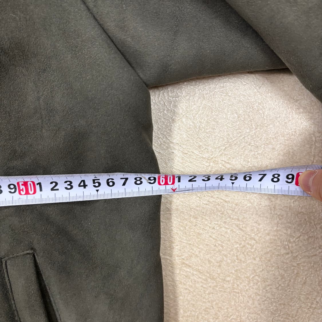 빈티지 카키 무스탕 자켓 상품이미지5