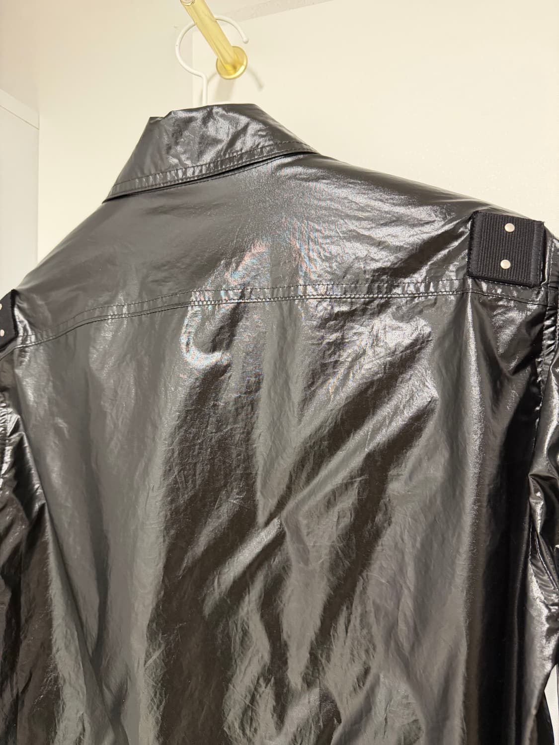 릭오웬스 코팅 브래드 집업자켓 48(100) 미착용 상품이미지4