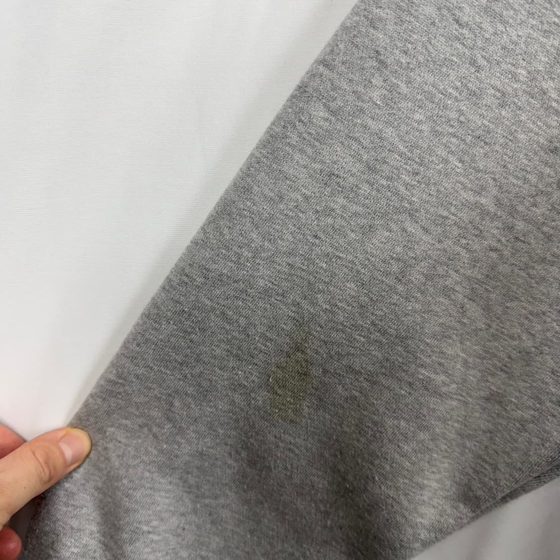 (F) 미스치프 센터로고 후드 티 그레이 상품이미지7