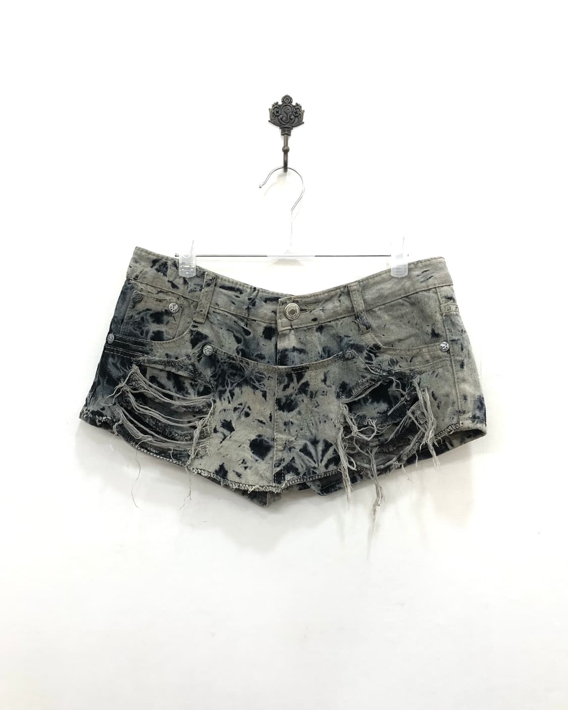 heavy destroyed washed shorts 상품이미지5