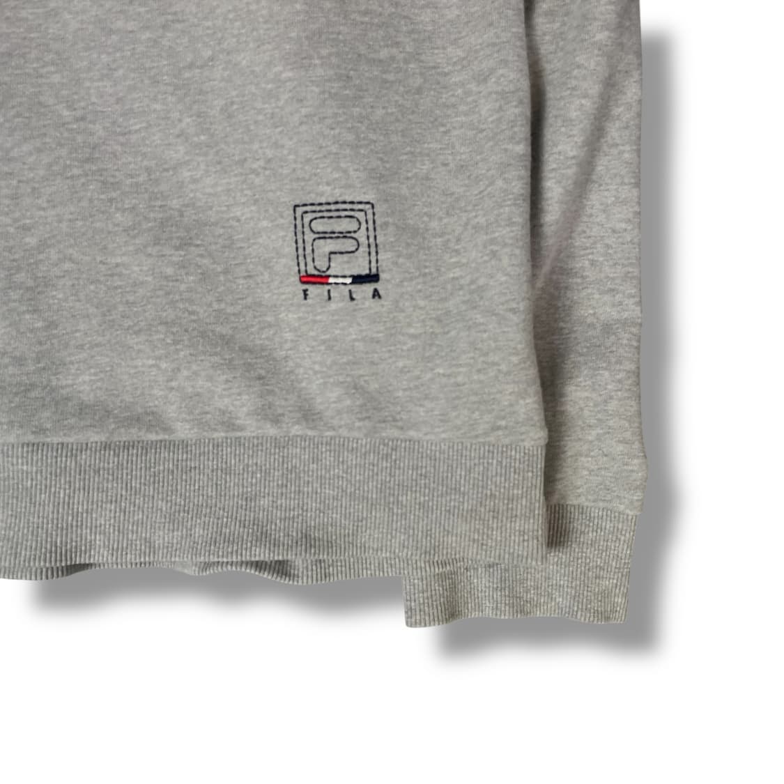 휠라 미니 로고 그레이 맨투맨 105 상품이미지3