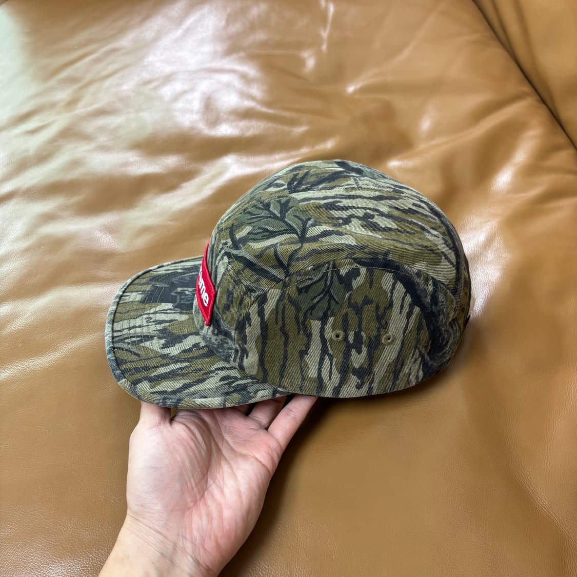 Supreme 슈프림 밀리터리 오크 카모 캠프캡 모자 (Oak Camo) 상품이미지4