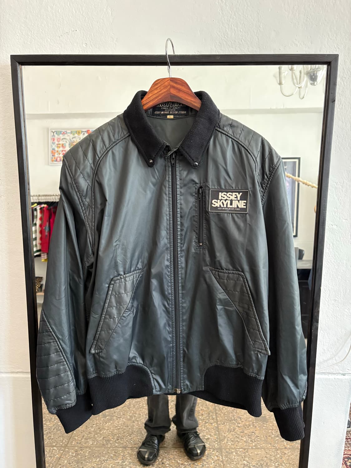 80s Issey Miyake Skyline 봄버자켓 상품이미지6