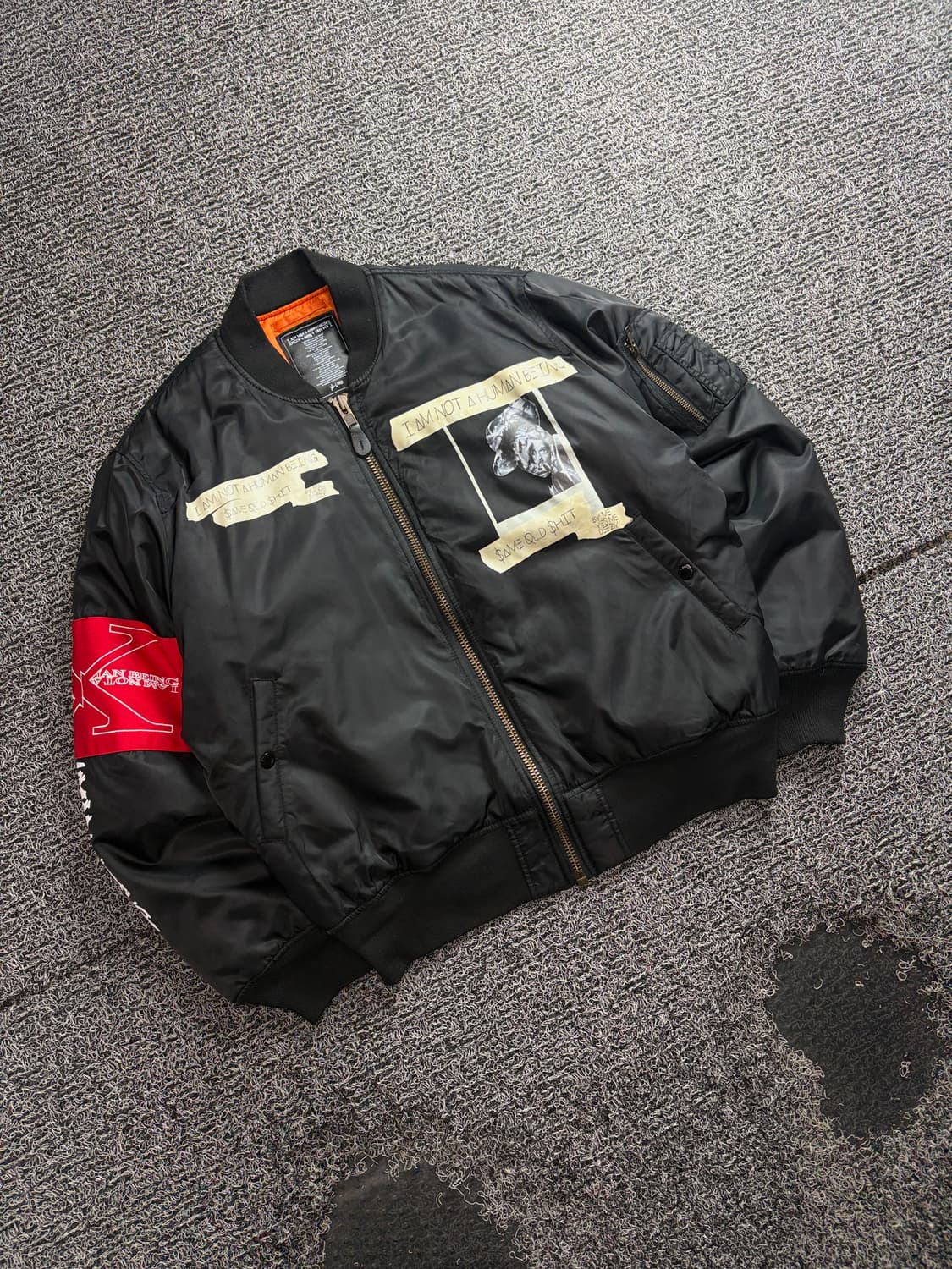 아임낫어휴먼빙 MA-1 멀티 디테일 항공 점퍼 4180 상품이미지1