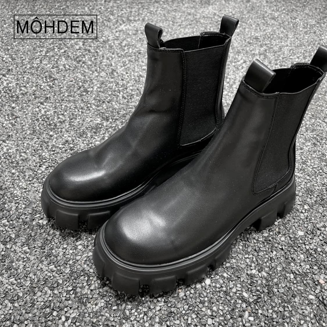 [premium] PR 밴딩 소가죽 첼시부츠 상품이미지3