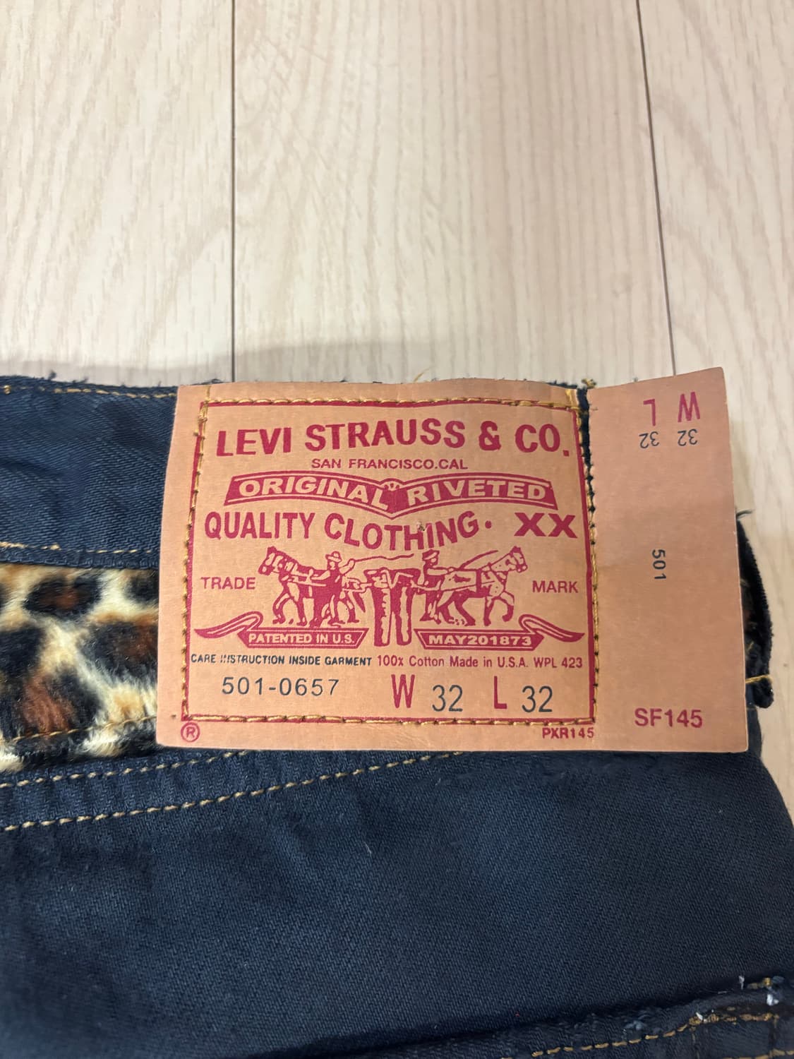 리바이스 501 레오파드 32x32 상품이미지3