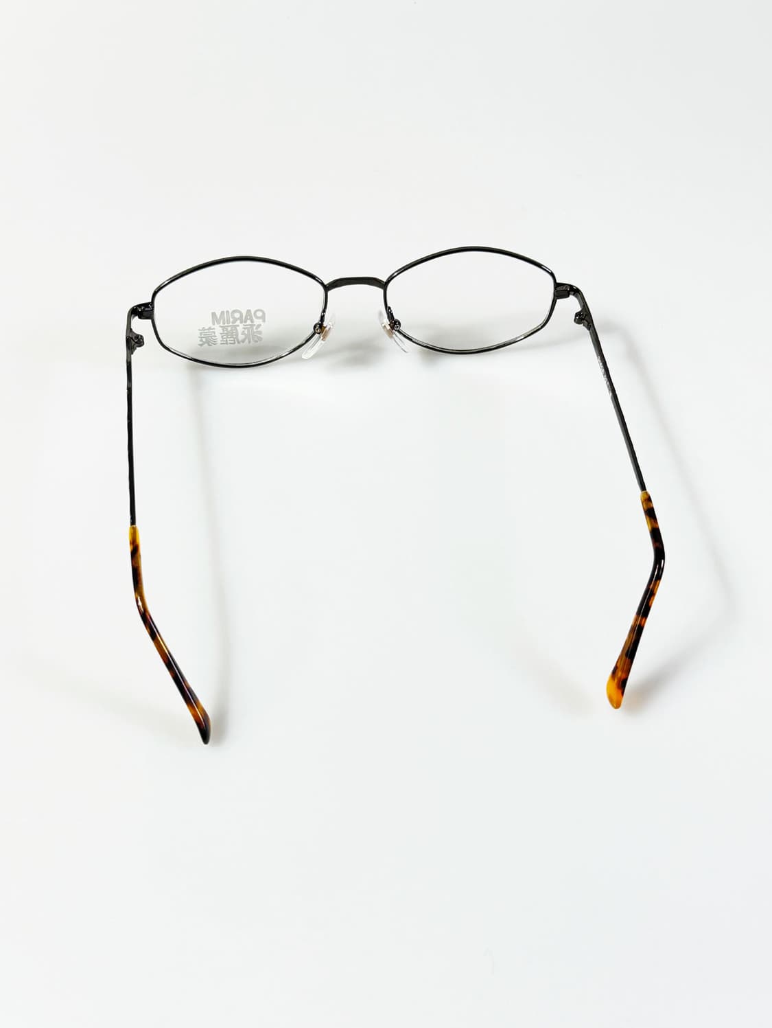 90s PARIM 건메탈 슬림 오벌 프레임 빈티지 안경 상품이미지4
