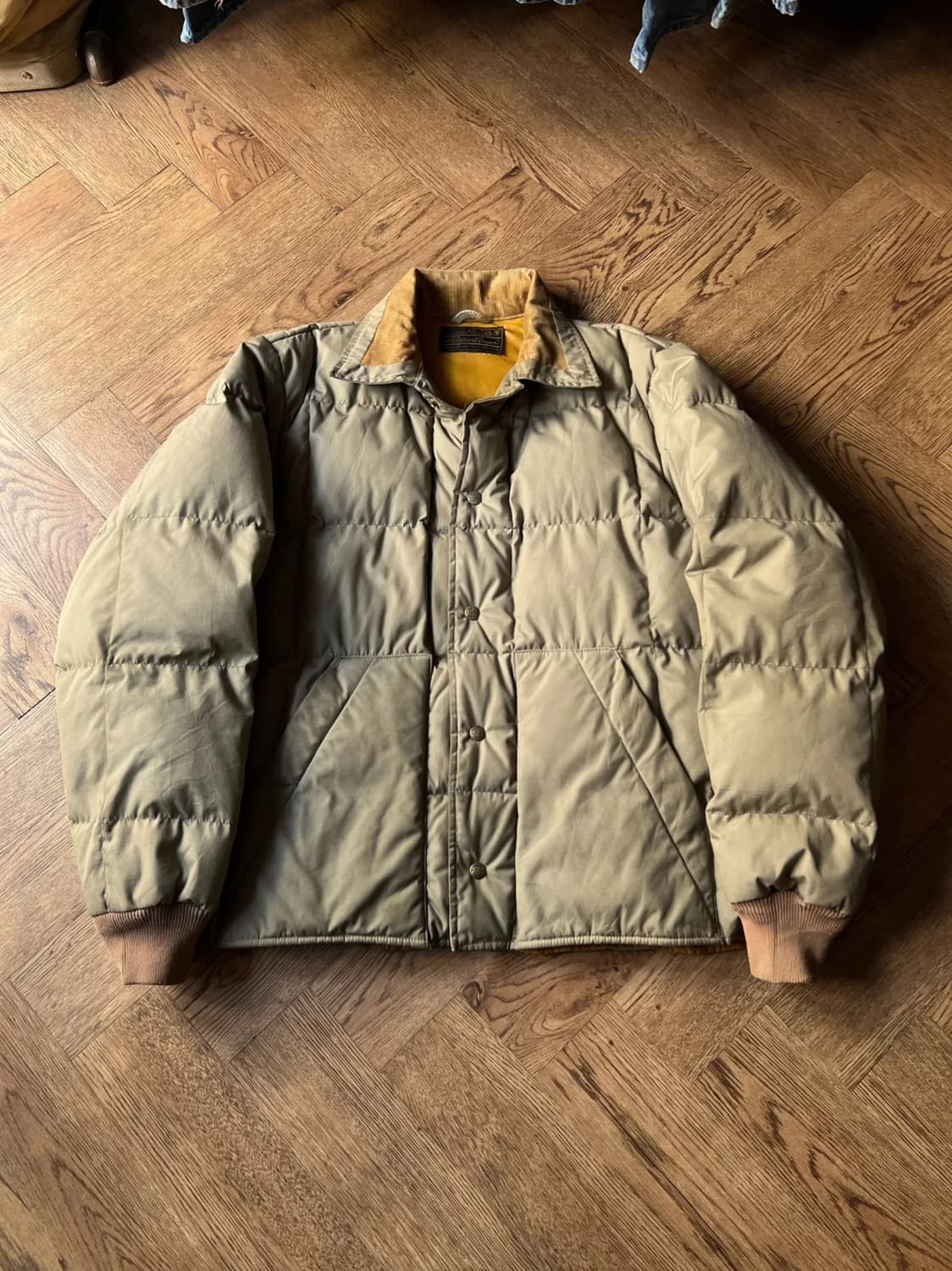 [XL]80's 에디바우어 Made in USA 빈티지 구스다운 자켓 상품이미지1