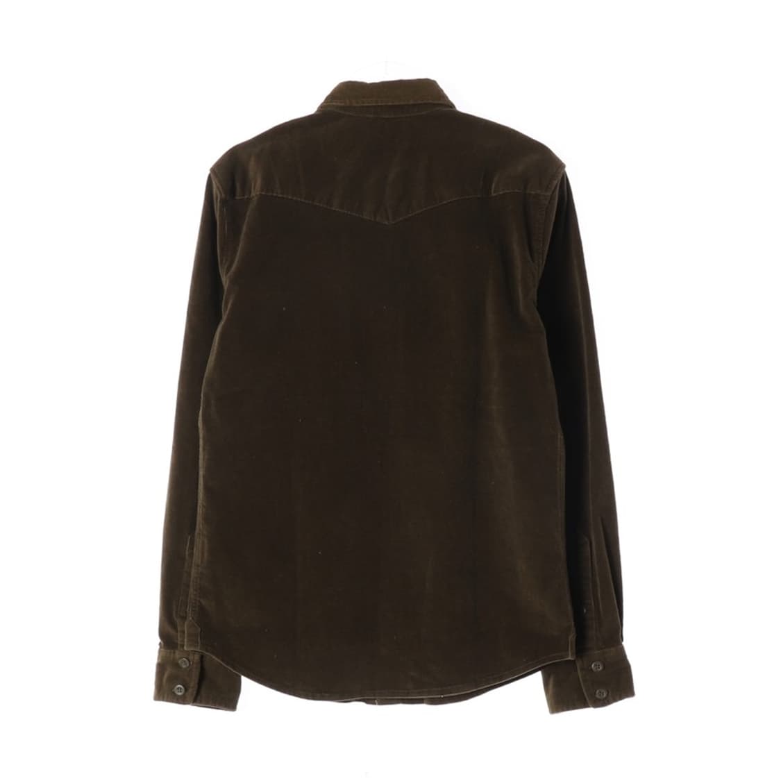 후아유 빈티지 투포켓 코듀로이 셔츠 다크브라운 M 상품이미지2