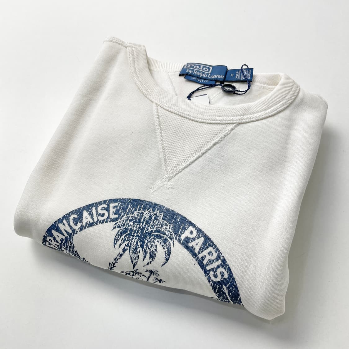 [새상품] 폴로 랄프로렌 빈티지 핏 플리스 그래픽 스웻셔츠 M 상품이미지3