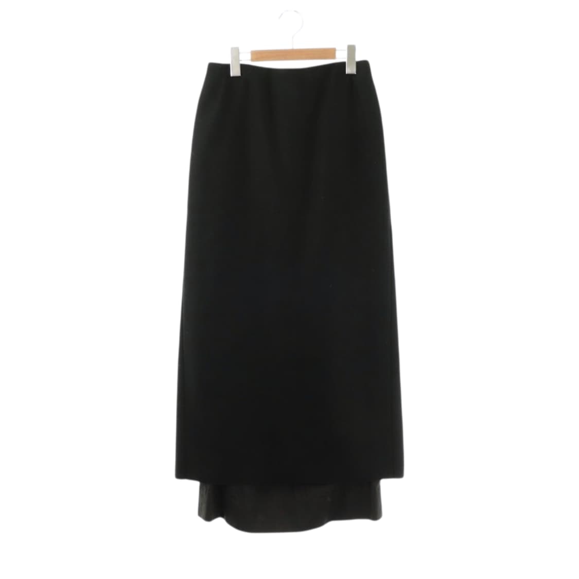 드리스 반노튼 레이어드 롱스커트 블랙 상품이미지1