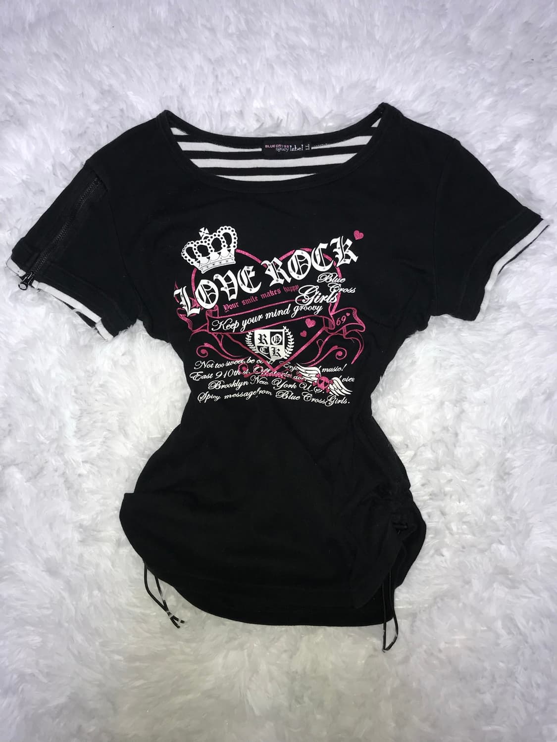 black punk t-shirt 상품이미지3