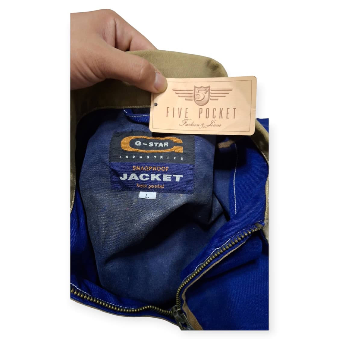 L)GSTAR RAW 자켓 테크웨어 집업 배색자켓 스트릿 감성 상품이미지3