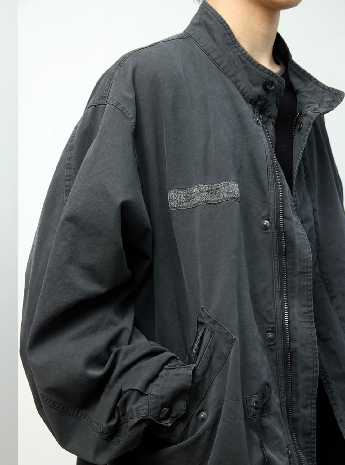 해칭룸 25ss  Mods Parka Over Dyed Grey 상품이미지3