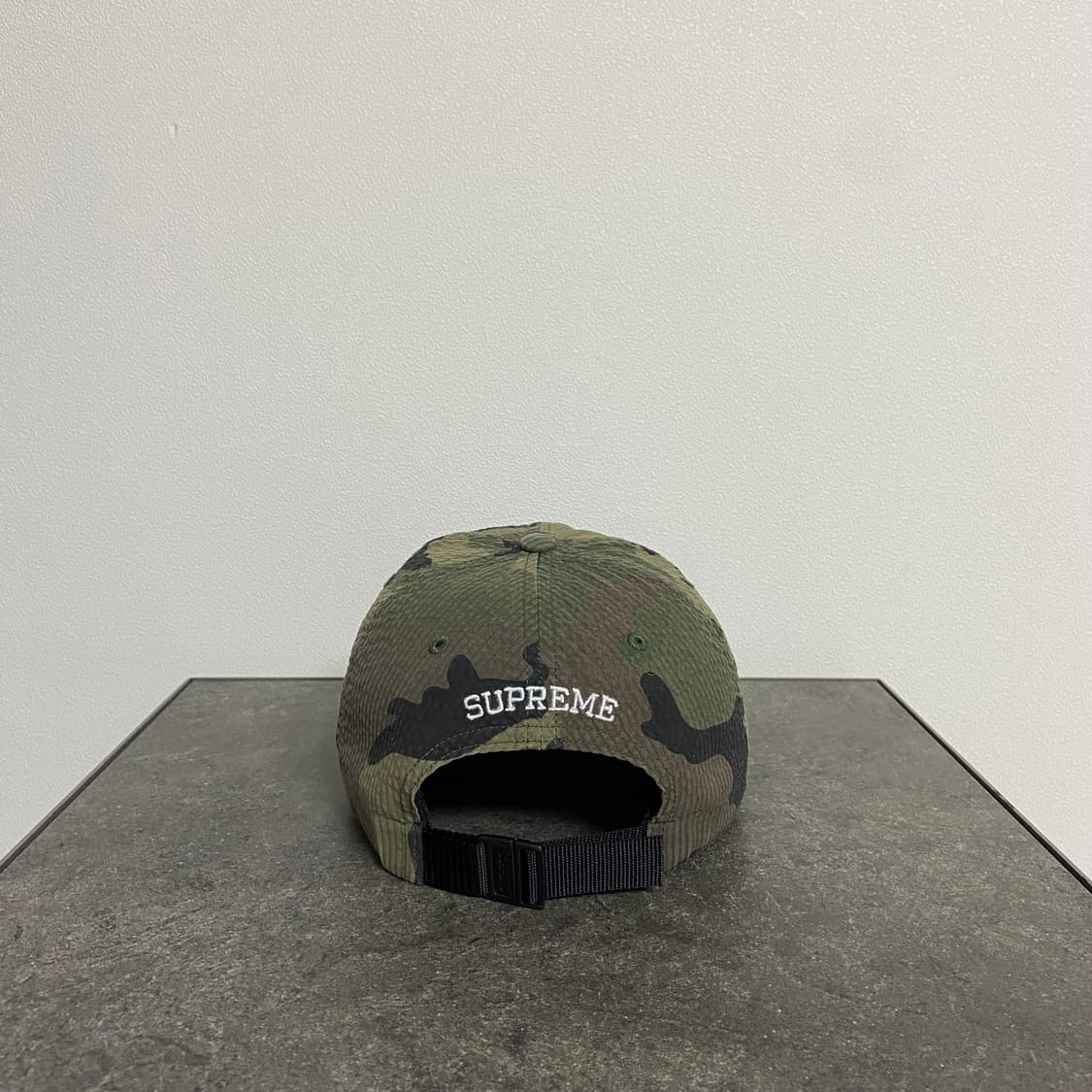 슈프림 24SS 시어서커 우드랜드 카모 에스로고 S로고 볼캡 모자 상품이미지5
