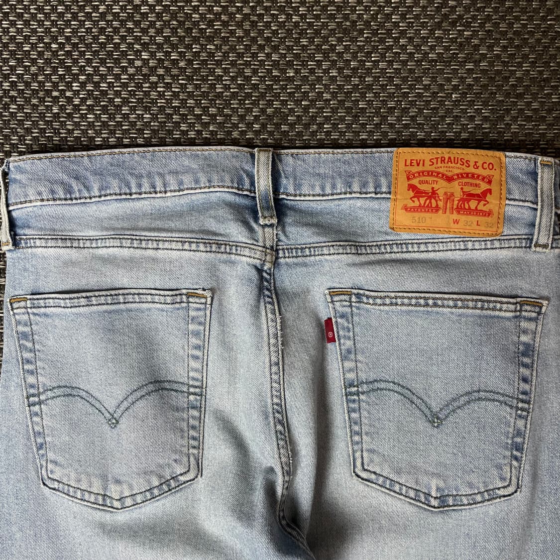 (32) 리바이스 510 32X32 연청 데님 팬츠 상품이미지6