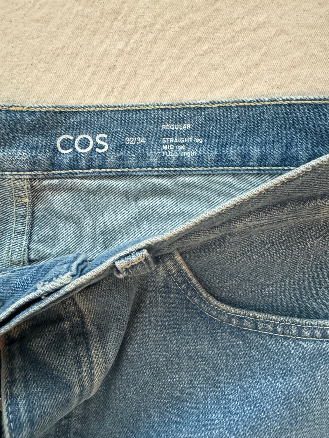 COS 스트레이트 핏 청바지 32/34 상품이미지3