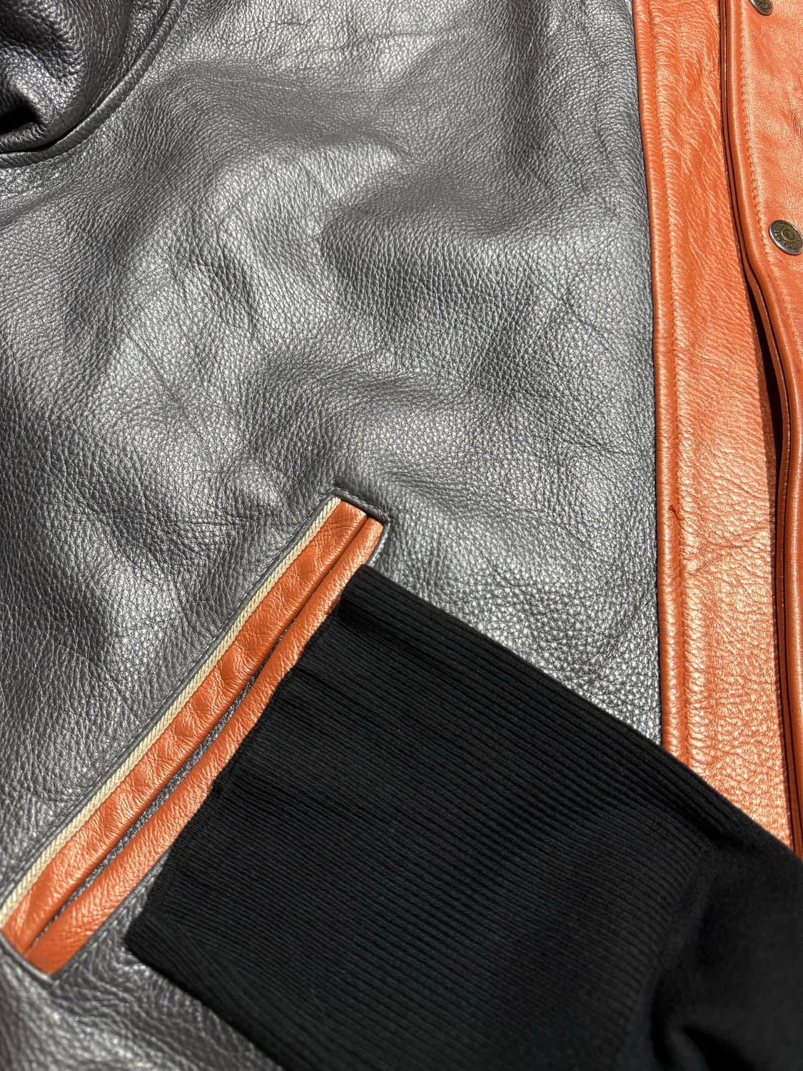 Schott 쇼트 eastside bomber 레더 자켓 상품이미지4