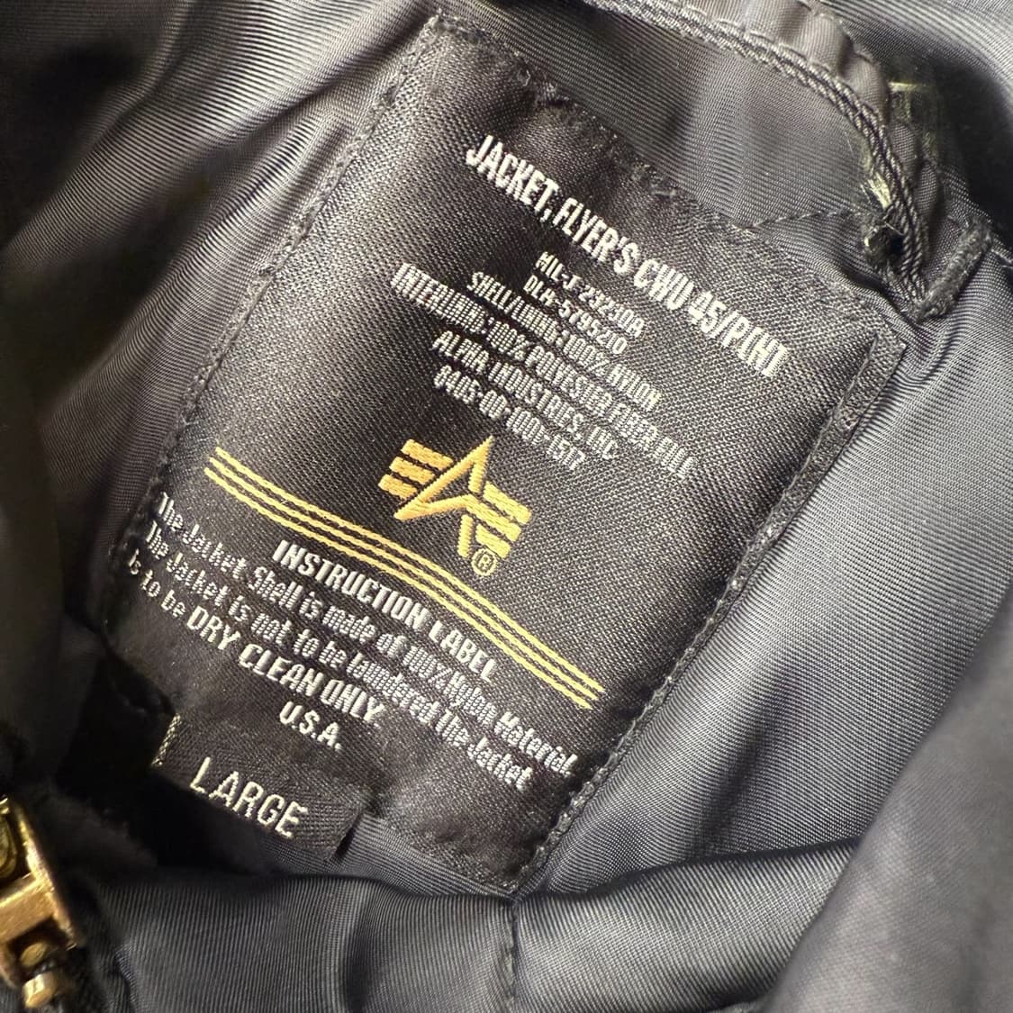 알파인더스트리 항공점퍼ma-1 r1903 상품이미지7