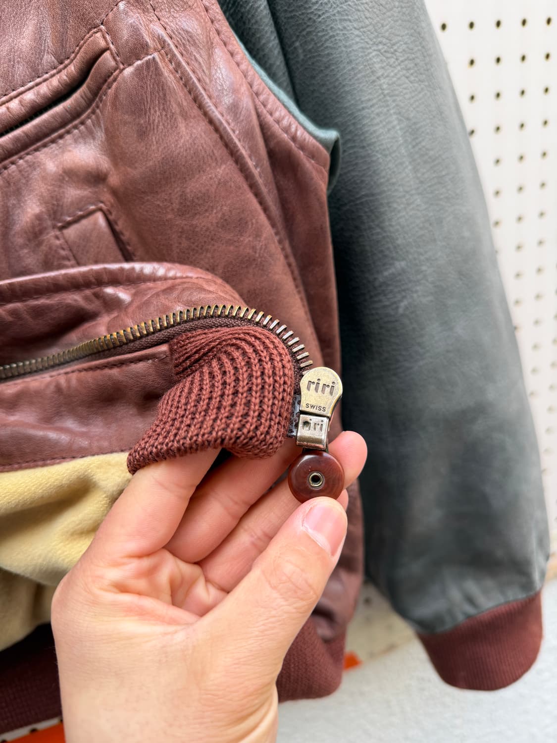 1980s SCOUT COWHIDE FLIGHT 빈티지 A-2 레더봄버 상품이미지7