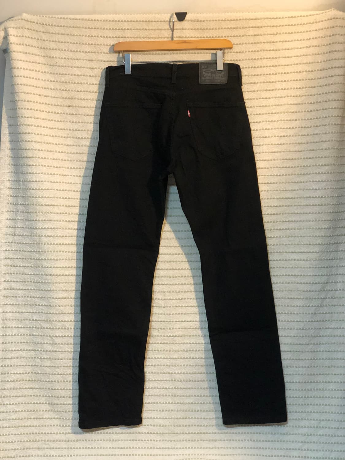 리바이스 505 흑청 데님 블랙진 30x32 상품이미지2