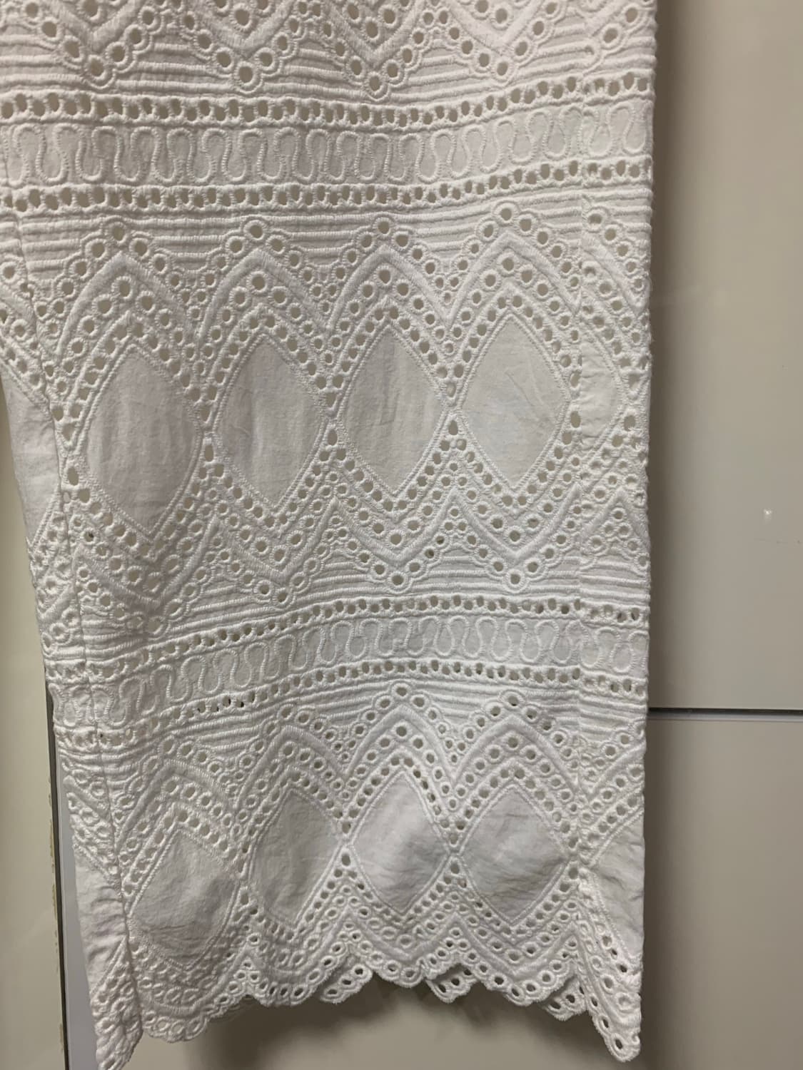 레이스 화이트 아일렛 팬츠  상품이미지3