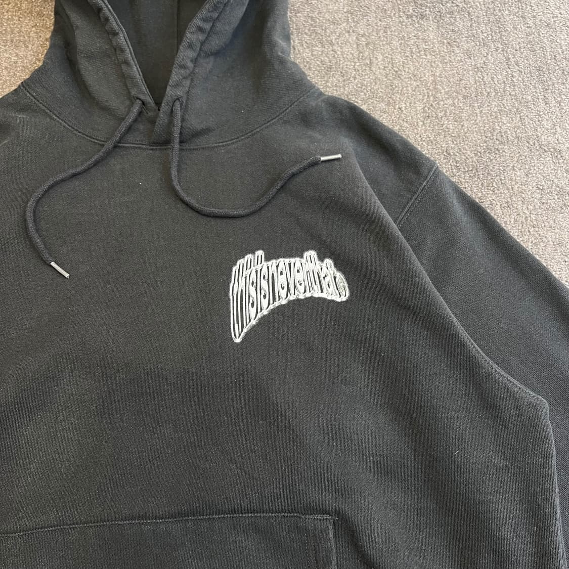 디스이즈네버댓 후드티 블랙 L 상품이미지2