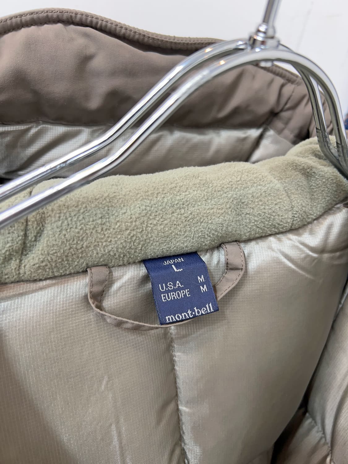 00's Montbell Puff Hoodie Brown 상품이미지8