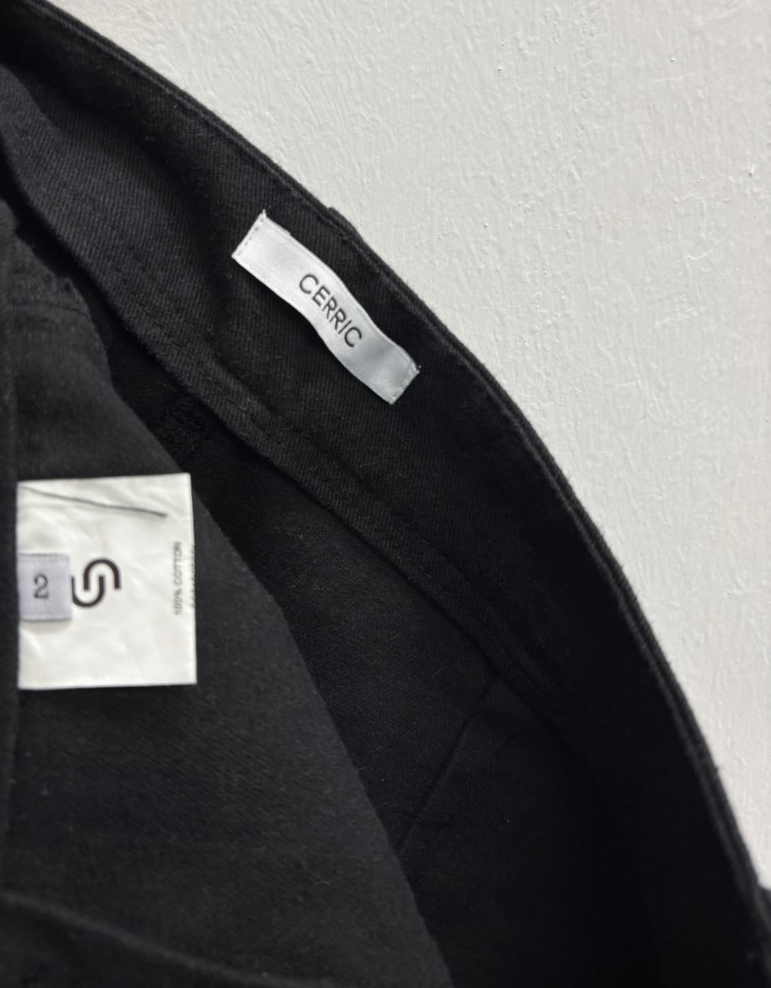 CERRIC 세릭 투 포켓 와이드 코튼 팬츠 상품이미지4