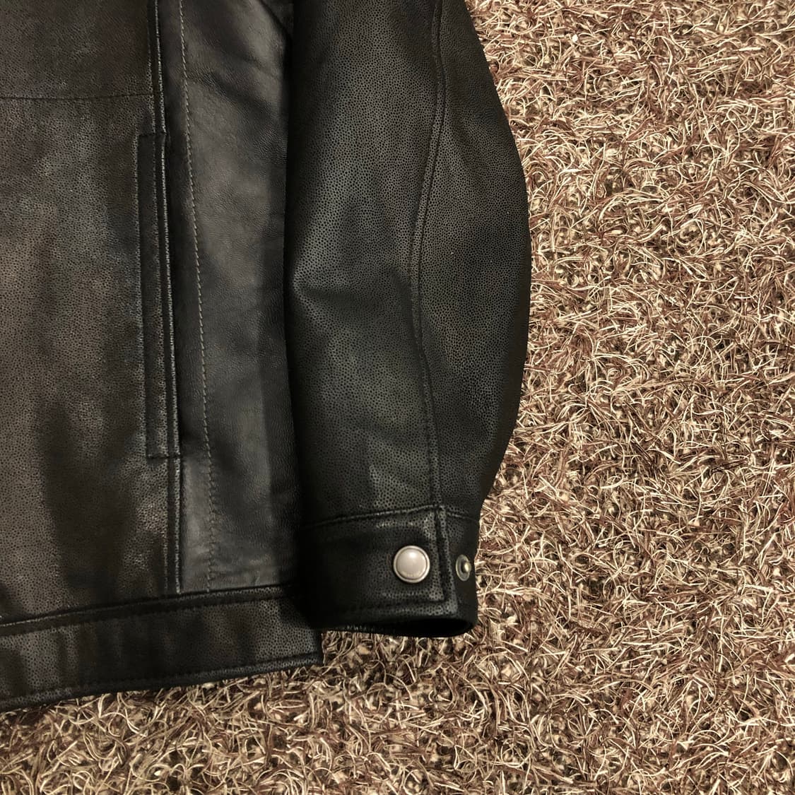 인디안 양가죽 퍼 카라 레더 가죽 자켓 상품이미지4