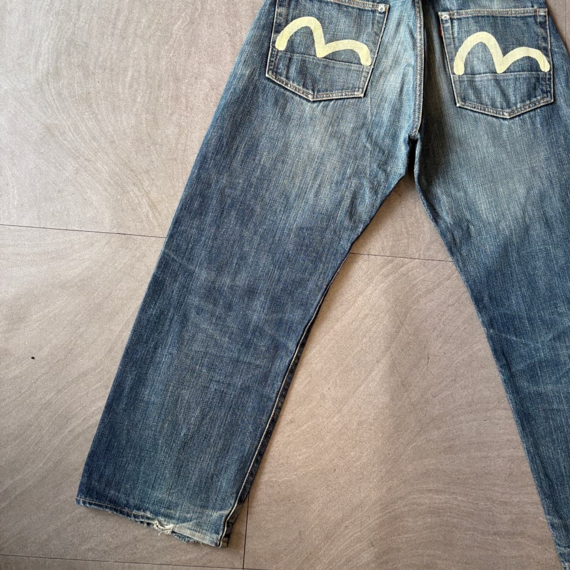 에비수 정품 2001 데님 팬츠 바지 상품이미지3