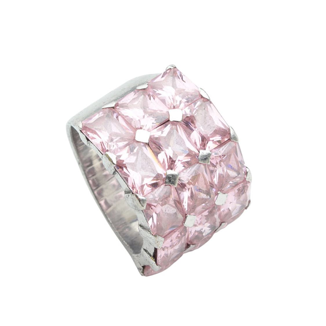 핑크 크리스탈 925 실버 반지 국내 15호 상품이미지2